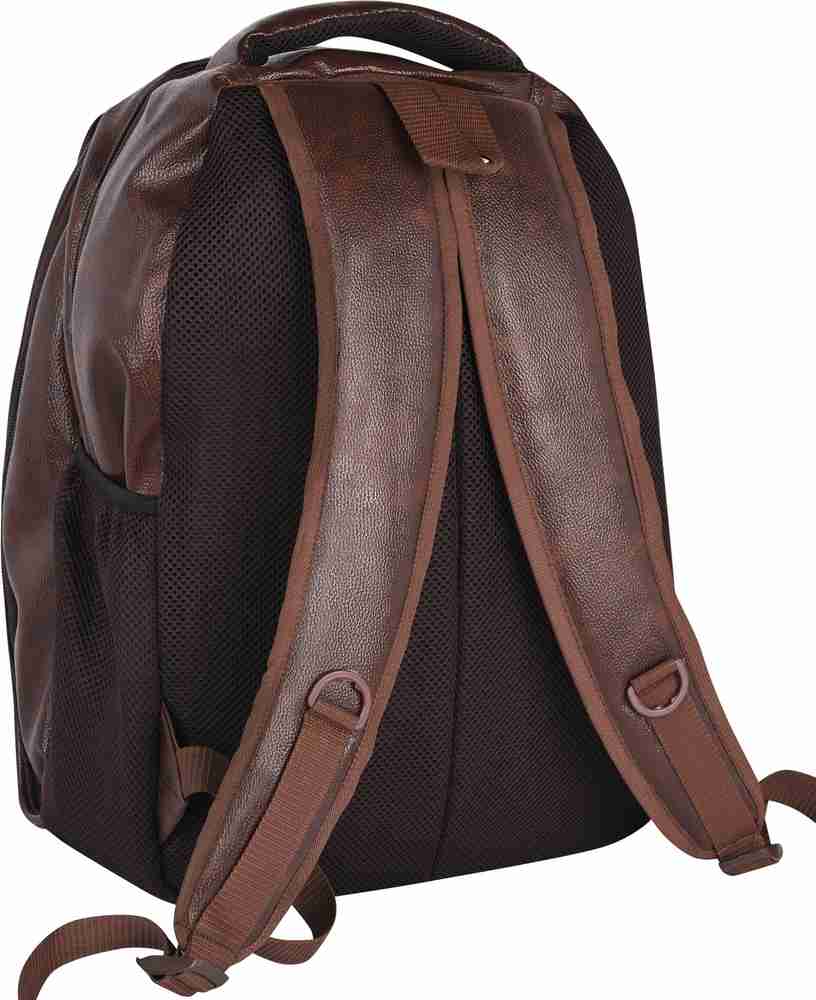 Vegan leather backpack laptop sale