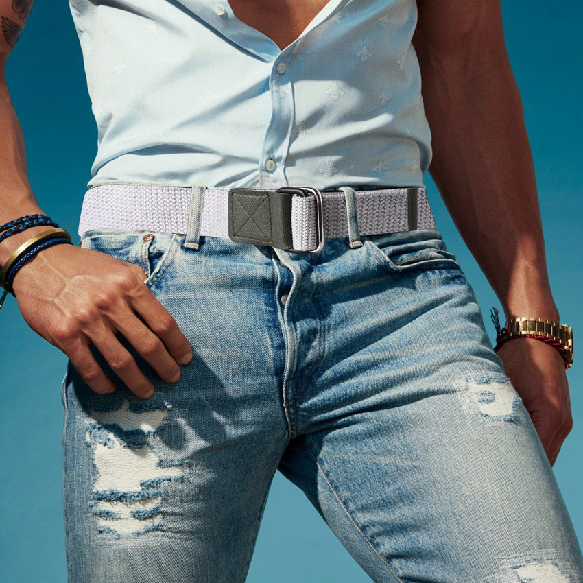 Boys top canvas belt