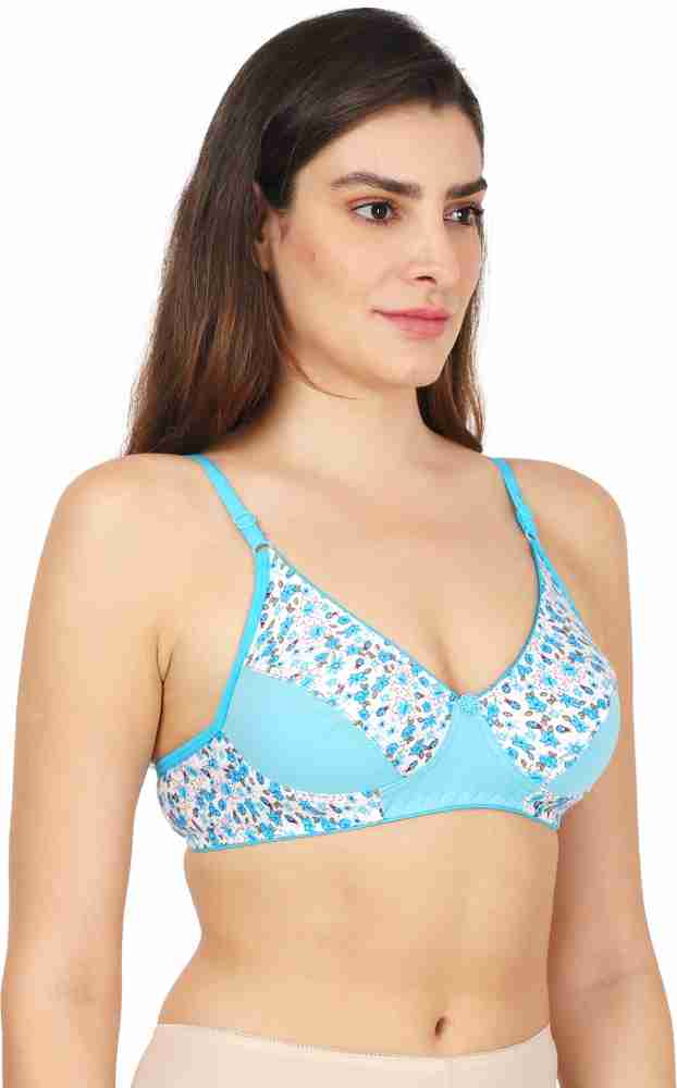 Flowsy Women's Cotton Bra Soft-Padded, Non-Wired Ladies Innerwear Daily Use  Bra