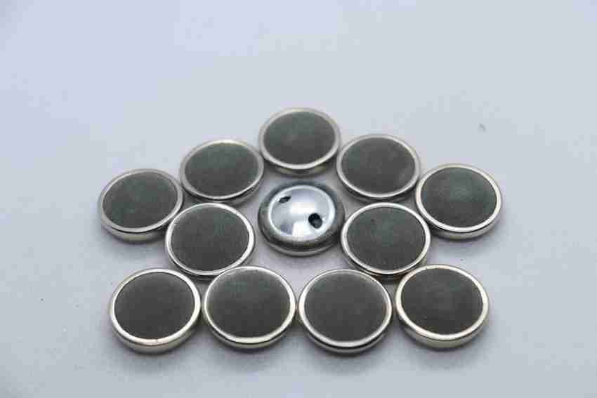 The Design Cart Gray Circular Metal Ring Velvet Coat Button Size 30L 20mm Acrylic Buttons Price in India Buy The Design Cart Gray Circular Metal Ring Velvet Coat Button Size 30L 20mm Acrylic Buttons o...