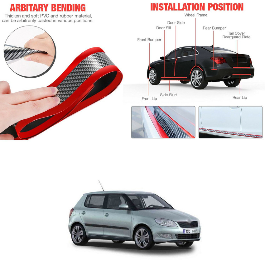 Skoda fabia door sill shop protectors