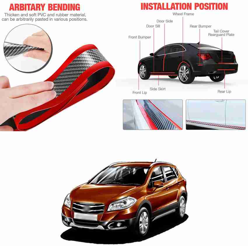 Carbon fiber car door hot sale frame protector