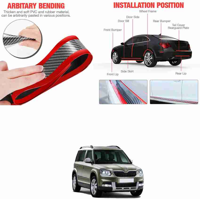 Skoda yeti rear shop bumper protector