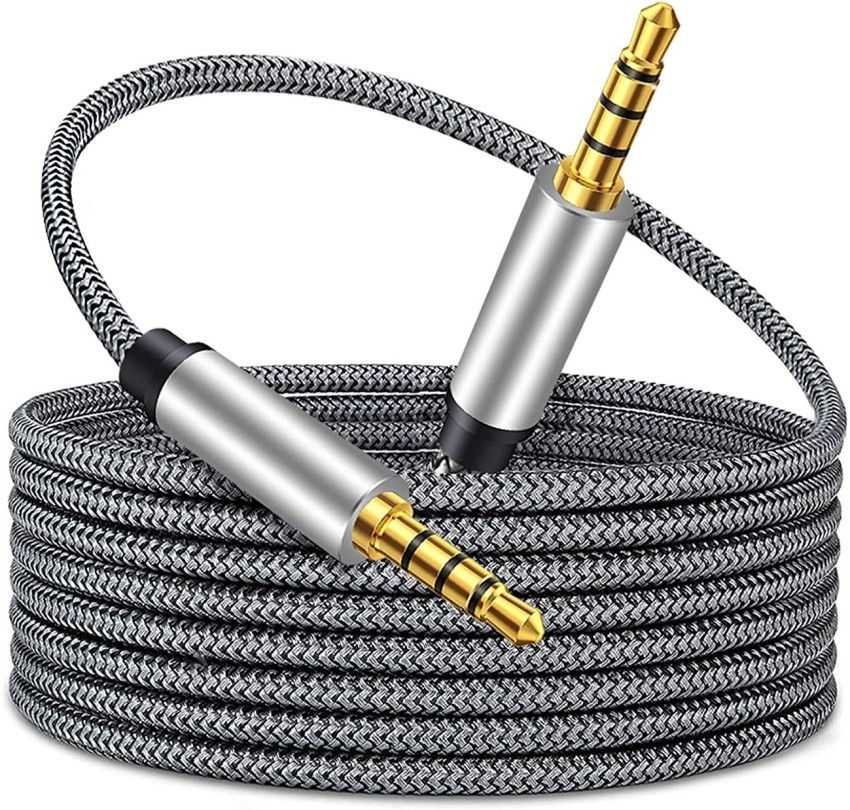 Dee-Gee AUX Cable 1 m Copper Shell, Hi-Fi Sound] 3.5mm Auxiliary