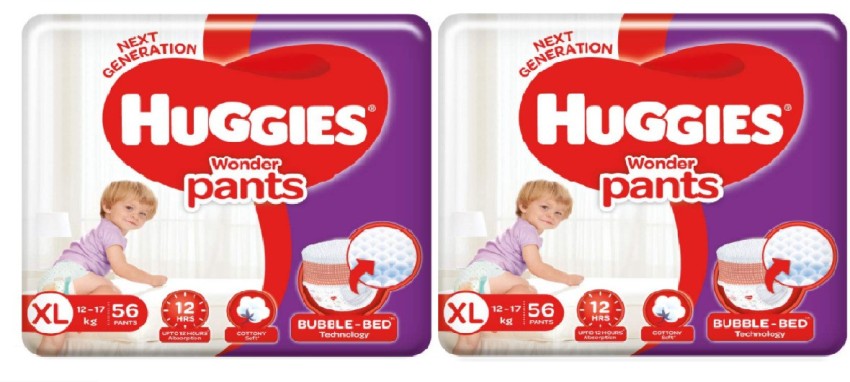 Huggies Dry Comfort Pants Size 4 56 Pack