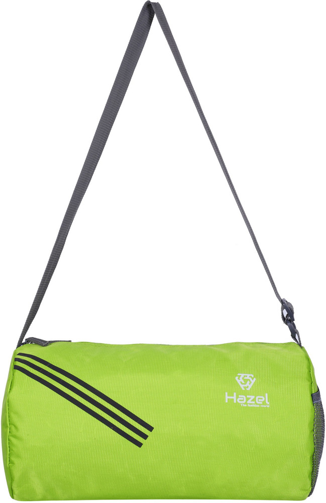 HAZEL NEON YELLOW GYM BAG FOR MEN WOMEN WITH SIDE MESH POCKET FOR ACCESORIES Gym Duffel Bag NEON YELLOW Price in India Flipkart