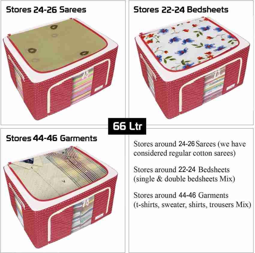 Cotton & Linen Light Weight Wardrobe Storage Boxes, For Household, Square  at Rs 60/piece in Gandhinagar