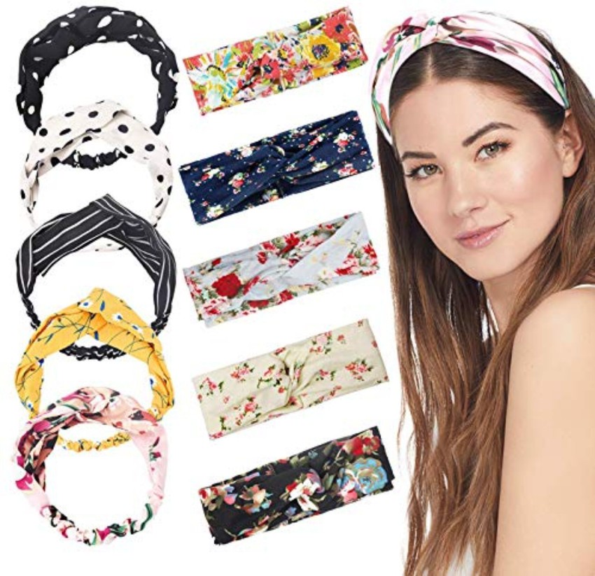 Buy Tiny Colour Clothing Green Garden Printed Hair Band For Girls Online   Aza Fashions