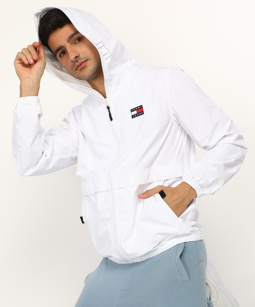 Tommy hilfiger sales white windbreaker