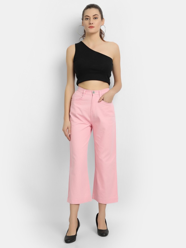Flamingo Flare Jeans - Pink