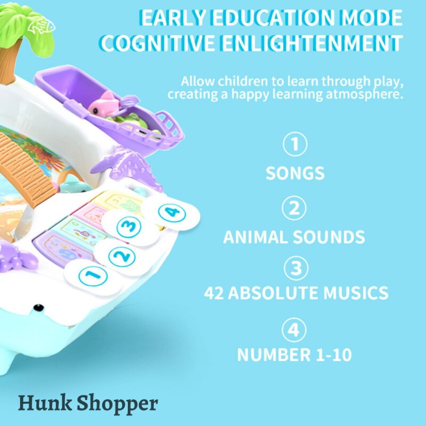 Hunk shopper's Fishing Game Toys with Slideway, Electronic Toy Fishing Set  with Magnetic Pond, Learning Educational Toys with Music Story for Kids  Toddlers - Fishing Game Toys with Slideway, Electronic Toy Fishing