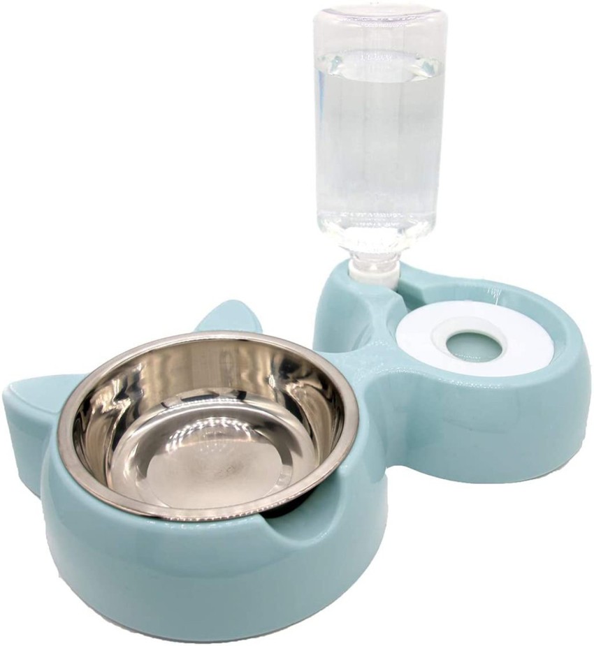 Stainless Steel Cat Bowl 200ml Cat Water Bowl Multifunction Food And Water  Bowl Pink