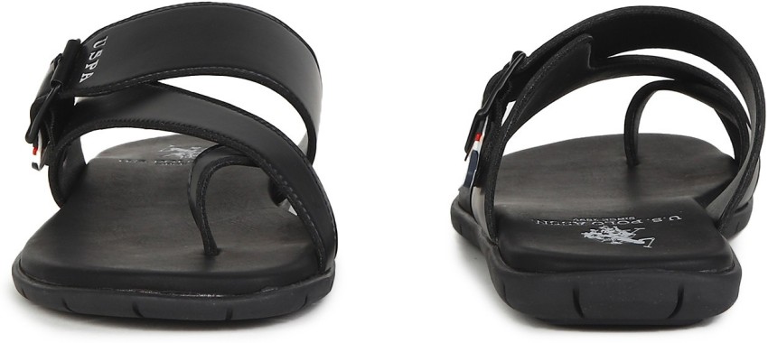 U.S. POLO ASSN. Men Black Sandals Buy U.S. POLO ASSN. Men Black