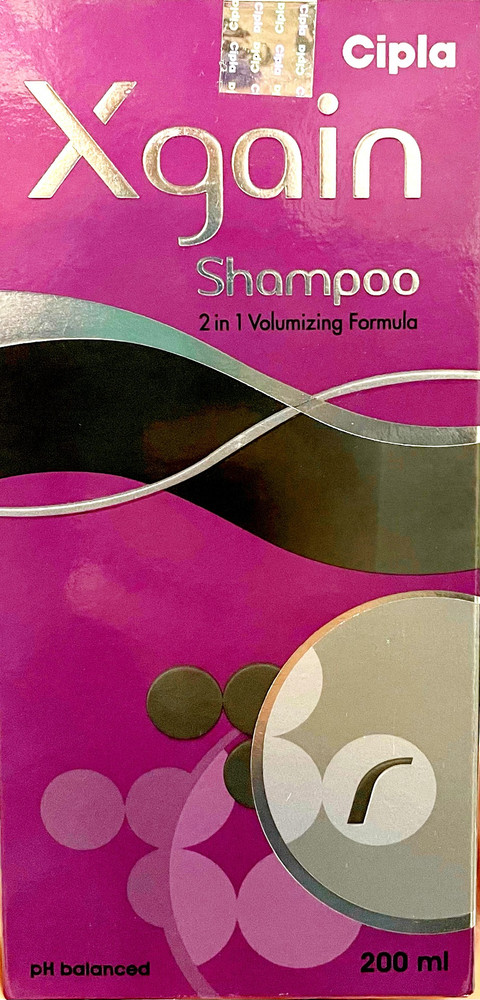 Cipla Xgain Shampoo 2 in 1 Volumizing Formula Pack of 1 200ml