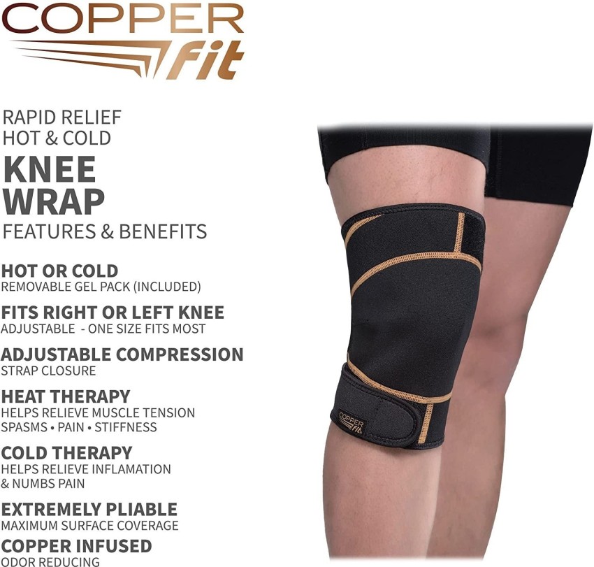 Copper Fit Unisex Adult Rapid Relief Back Support Brace w/ Hot
