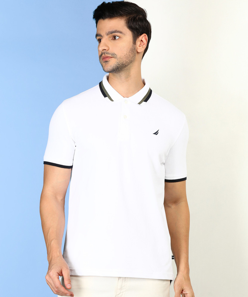 nautica men's white t shirts