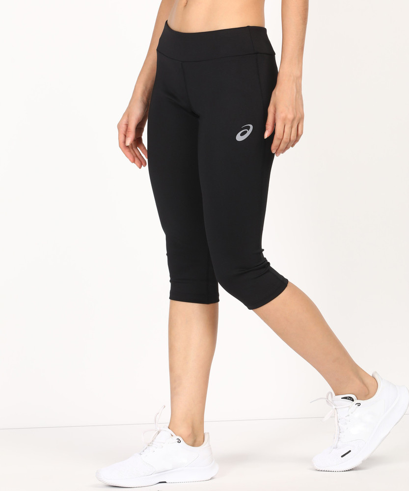 Asics Solid Women Black Tights Buy Asics Solid Women Black