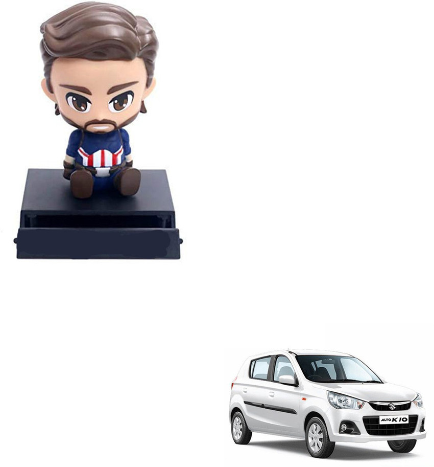 SEMAPHORE bobblehead Toys Action Figure and Car Dashboard Interior Accessories Captain america for Maruti Alto K10 bobblehead Toys Action Figure and Car Dashboard Interior Accessories Captain america ...
