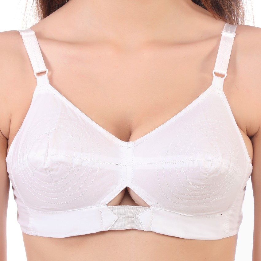 Upayogee Women's Cotton Non Padded Full Coverage Non-Wired T-Shirt Bra ( White) Women Full Coverage Non Padded Bra - Buy Upayogee Women's Cotton Non  Padded Full Coverage Non-Wired T-Shirt Bra (White) Women Full