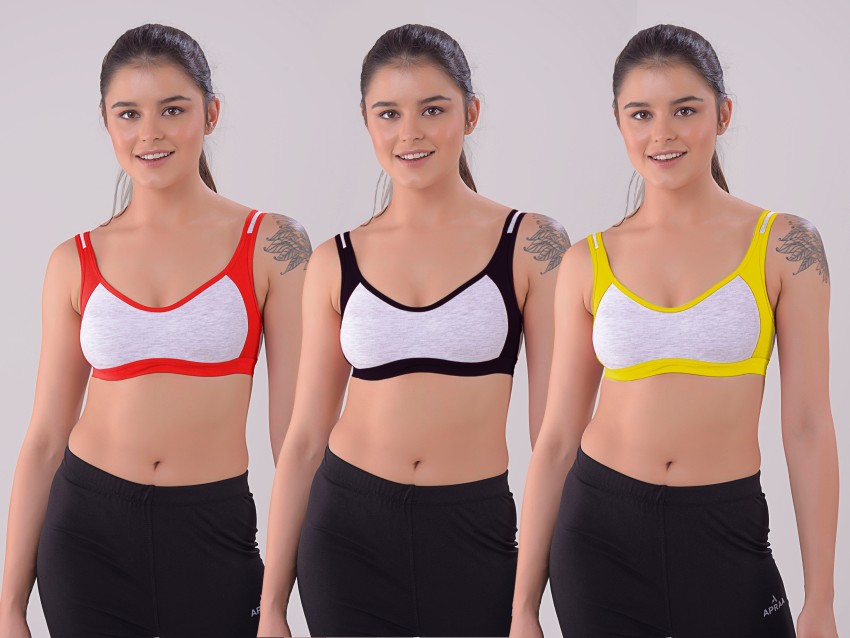 Apraa & Parma AF-3001 SP Women Sports Non Padded Bra - Buy Apraa & Parma  AF-3001 SP Women Sports Non Padded Bra Online at Best Prices in India