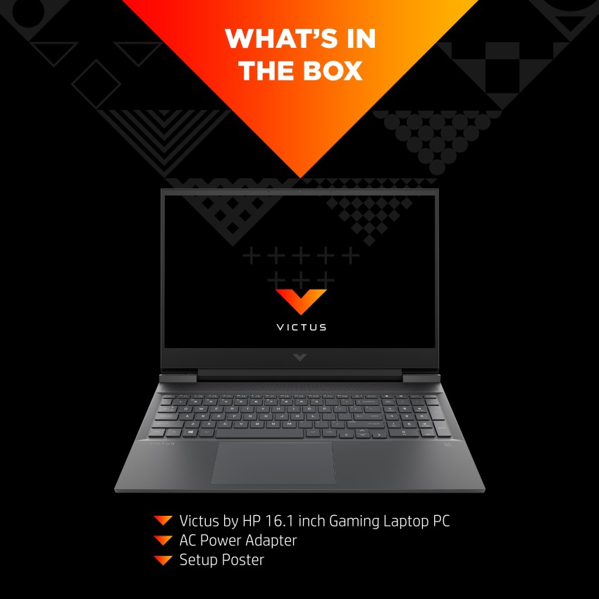 Buy HP Victus 16-e0352AX Gaming Laptop (AMD Ryzen 5 5600H/8GB RAM/512GB  SSD/4GB Nvidia GeForce GTX 1650 Graphics/Windows 11 Home/MSO/FHD), 40.9 cm  (16.1 Inch), Mica Silver Online at Best Prices in India 