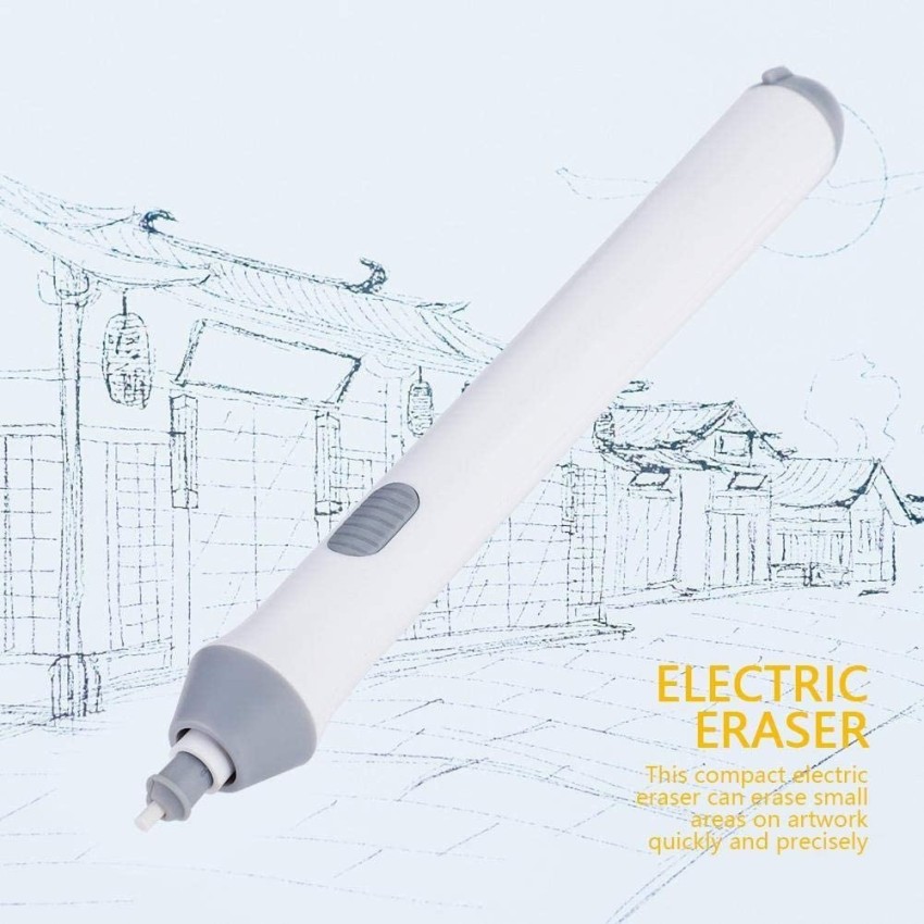 DEZIINE Erase Pen+5 Eraser for Artist Drawing Painting Architectural Art  Supplies Tool Cordless Electric Eraser Price in India - Buy DEZIINE Erase  Pen+5 Eraser for Artist Drawing Painting Architectural Art Supplies Tool