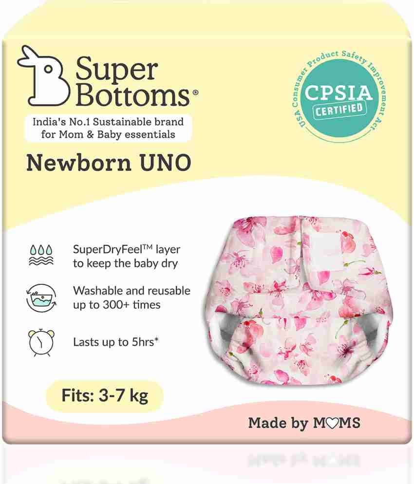 Superbottoms NewBorn UNO Cloth Diaper for Newborn Babies 0 to 6