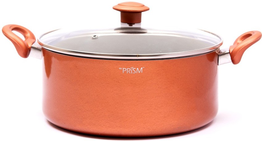 Aluminium Non-Stick Coated 4.5 Litres Stewpan, 24 cm Biryani pot