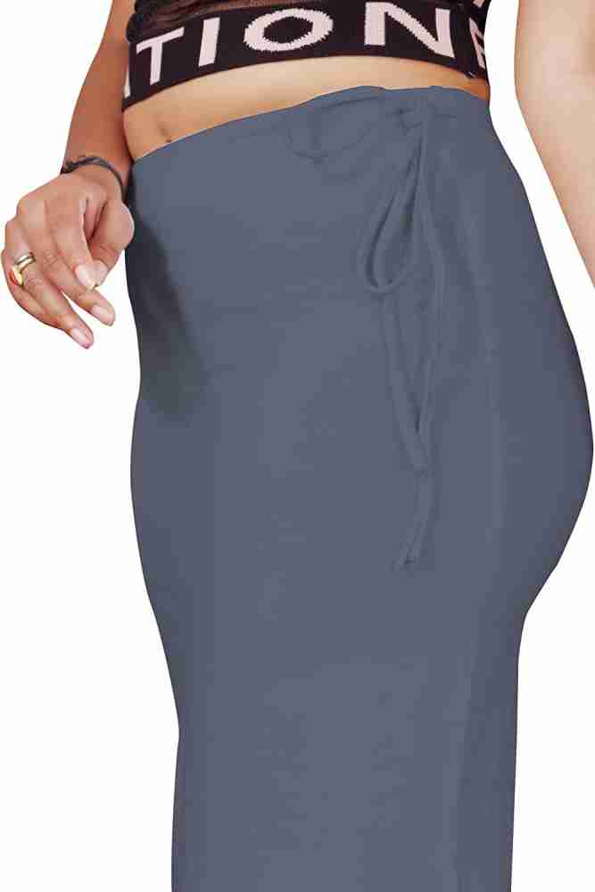 PRIMEFAIR Women's Lycra Full Elastic Saree Shapewear Petticoat