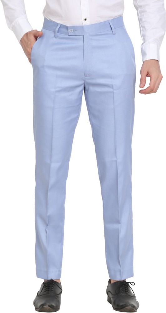 Sky blue cotton Tigullio trousers  Brioni IN Official Store