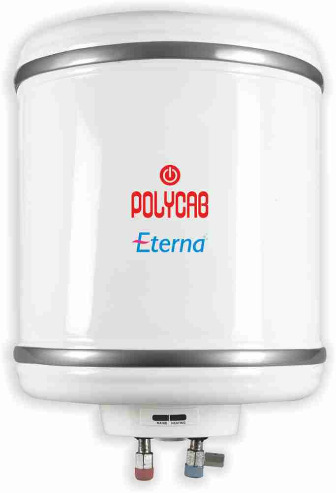 Polycab 15 L Storage Water Geyser (Eterna 2KV, White) Price in India - Buy Polycab  15 L Storage Water Geyser (Eterna 2KV, White) online at Flipkart.com