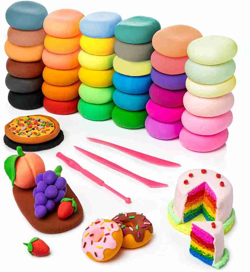 Air Dry Clay 100 Colors, Modeling Clay for Kids, DIY Molding Magic Clay,  Gift for Kids