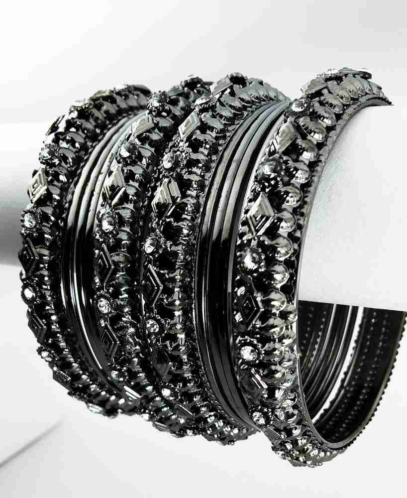 Black metal 2024 bangles flipkart