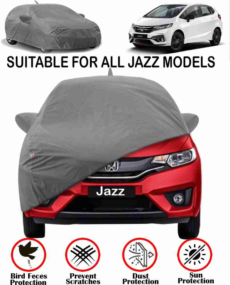 FABTEC Car Cover For Honda Jazz With Mirror Pockets Price in