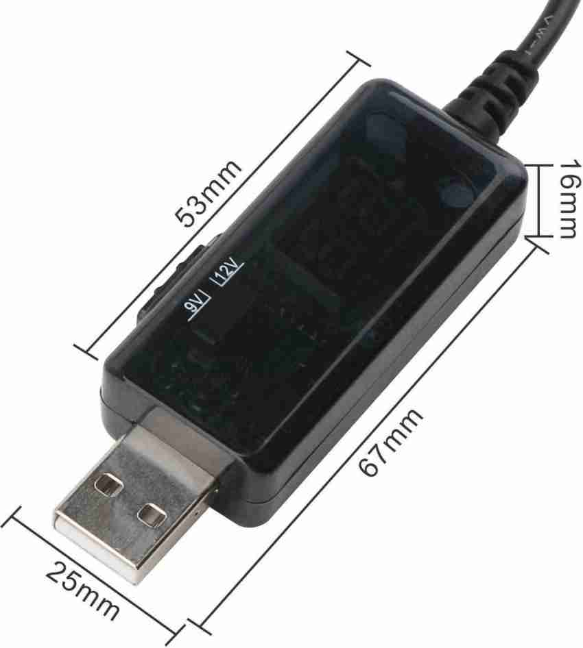 Multi Bazar USB Boost Cable 5V Step Up to 9V 12V Adjustable
