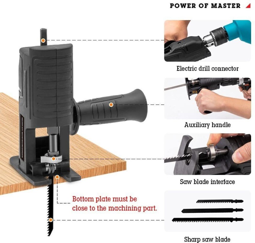 Inditrust Jigsaw attachment Adapter to convert Power Drill To Jig Saw Woodworking Tool Wood Cutter Price in India Buy Inditrust Jigsaw attachment Adapter to convert Power Drill To Jig Saw Woodworking