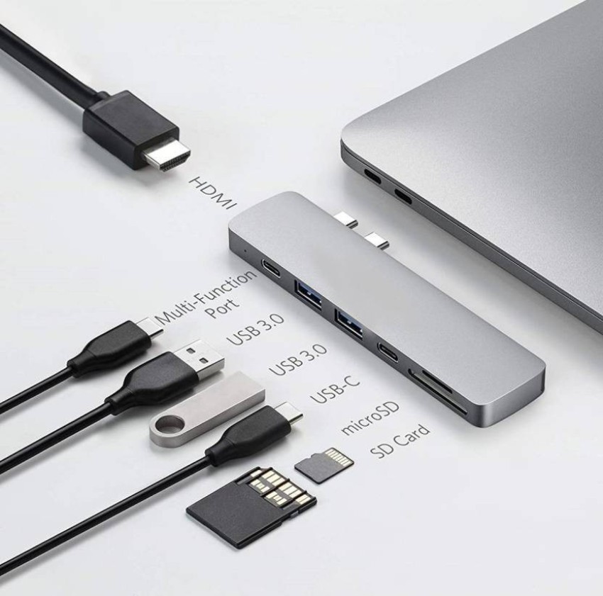 Ancestors MAC USB C hub USB C Hub for MacBook, Power Expand Direct