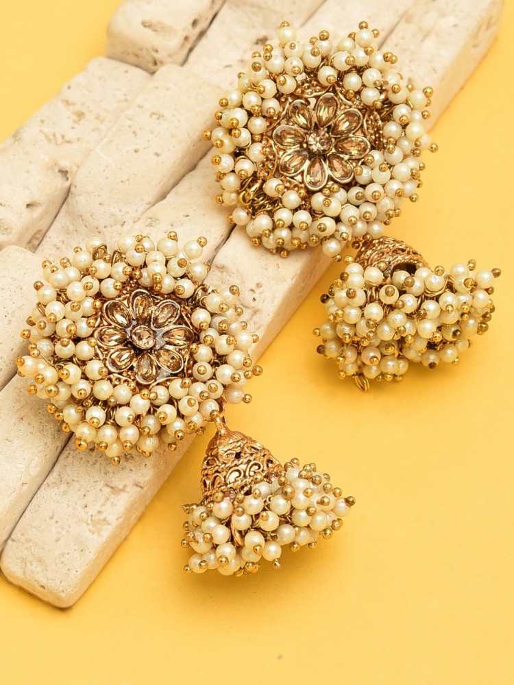 Zaveri pearls earrings on sale online