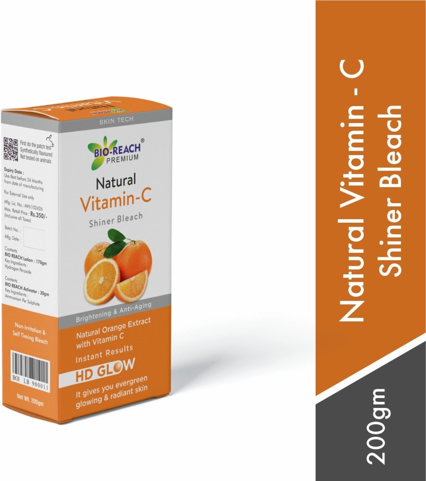 Bio Reach NATURAL VITAMIN C SHINER BLEACH Price in India Buy