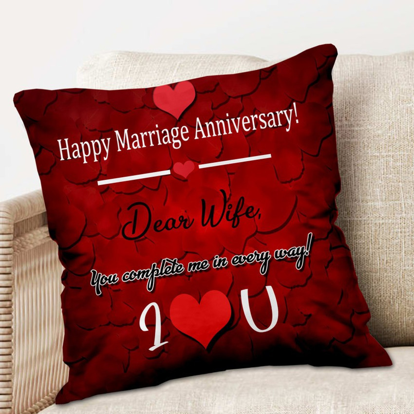 Anniversary best sale pillow gift
