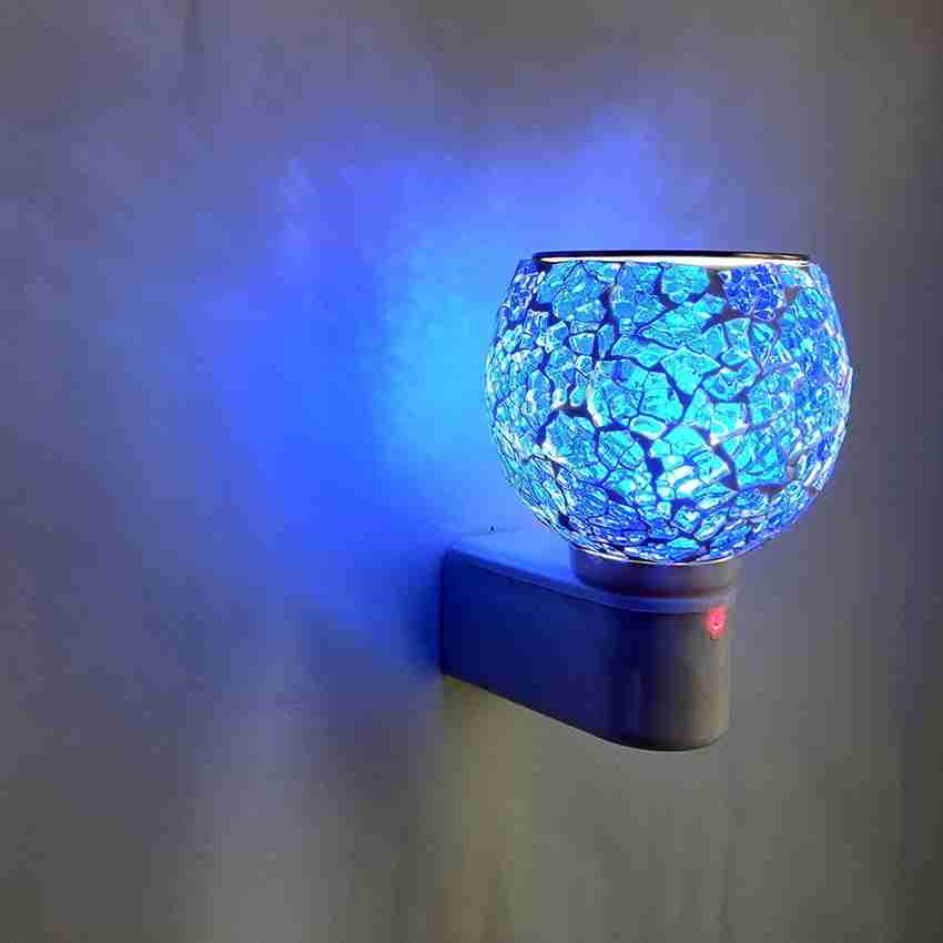 Skyepic Ceramic Glass Kapur Dani Electric Camphor Diffuser Night Lamp Incense Holder 0 Mosquito Coil