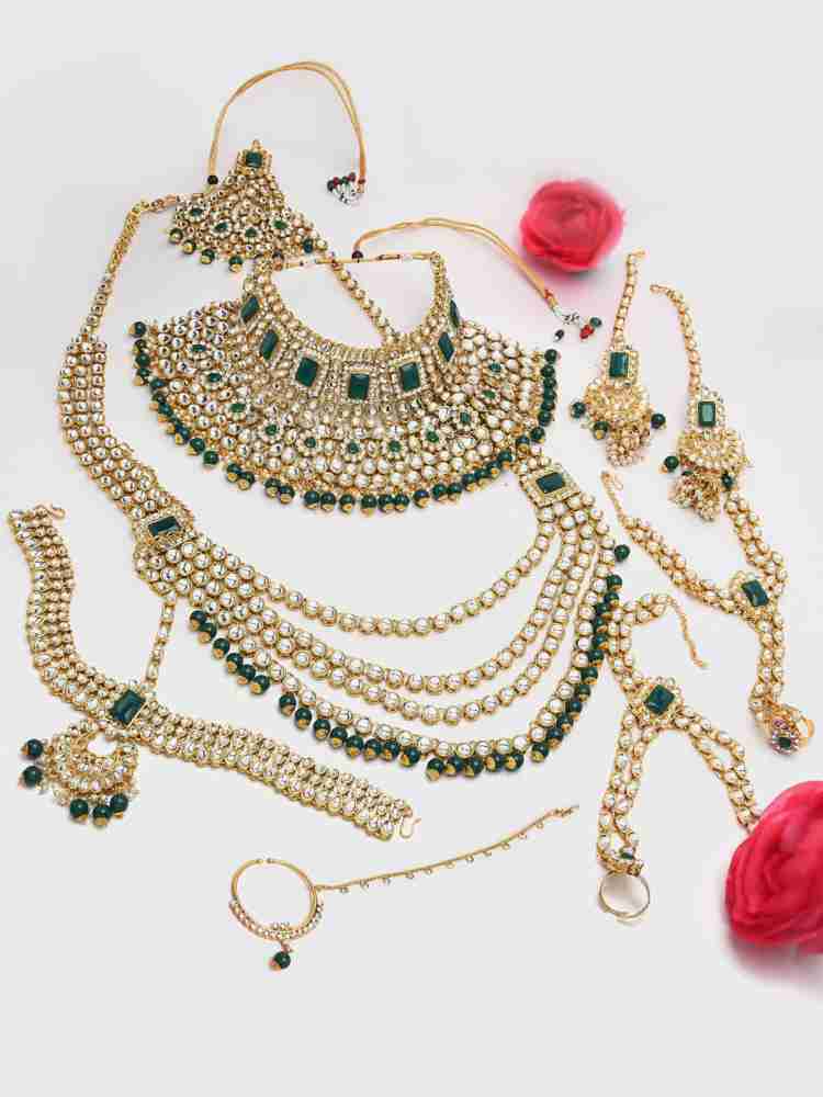 Zaveri pearls online bridal set