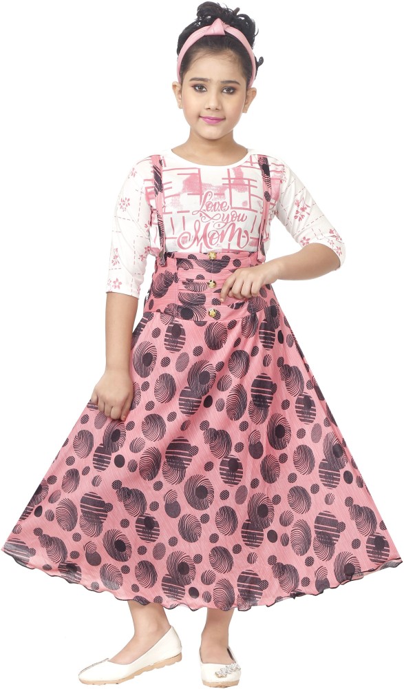 Celebrity Club Dungaree For Girls Printed Cotton Blend Price in India - Buy  Celebrity Club Dungaree For Girls Printed Cotton Blend online at