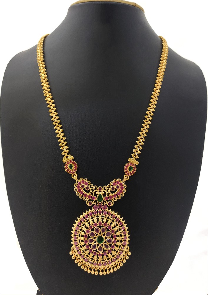 One gram gold jewellery clearance long chains