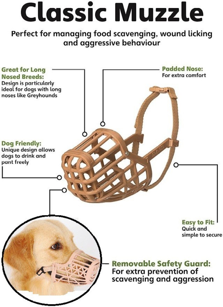 Friendly dog clearance muzzle