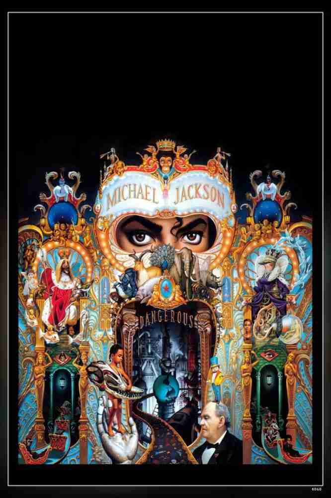 Michael Jackson: Dangerous Rare Album Cover Matte Finish Poster