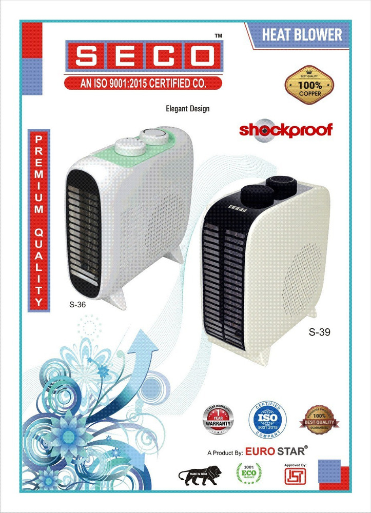 Eurostar SECO ROOM HEATER S 39 S 39 Fan Room Heater Price in India - Buy  Eurostar SECO ROOM HEATER S 39 S 39 Fan Room Heater online at Flipkart.com
