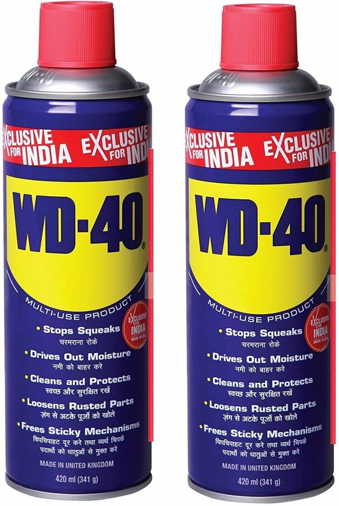 Pidilite WD-40 Rust Remover, Lubricant, Stain Remover, Powerful Chimney  Cleaner, Degreaser, and Bike Chain Cleaner, Chain Lube and Cleaning Agent  Pk