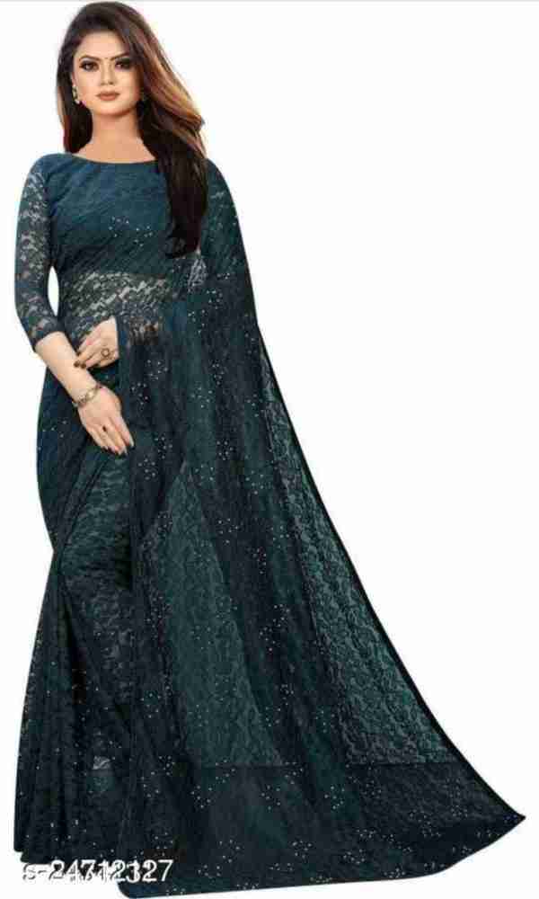 Designer net saree on flipkart best sale