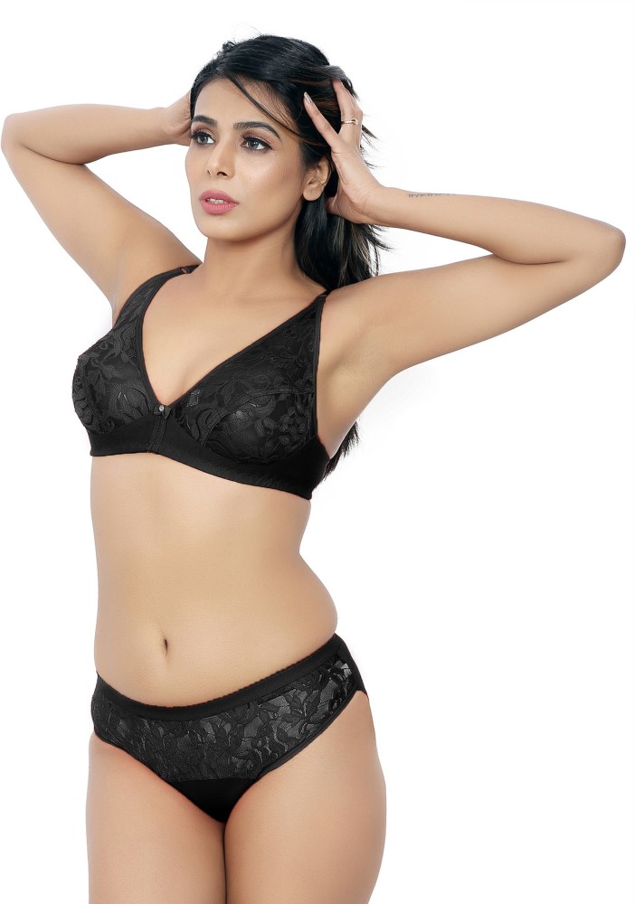 Alishan Women's Fancy Full Net Floral Printed Non Padded Bra – Online  Shopping site in India